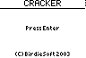 Cracker - Title Screen